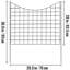 93cm H x 74.9cm W Carbon Steel Fencing with 5 Panel(s) Included