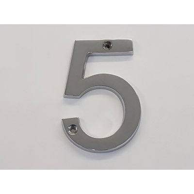 Makale 26.67cm H Reflective Metal House Number
