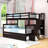 Dekevious Kids Twin Over Full Bunk Bed with Trundle-641168637