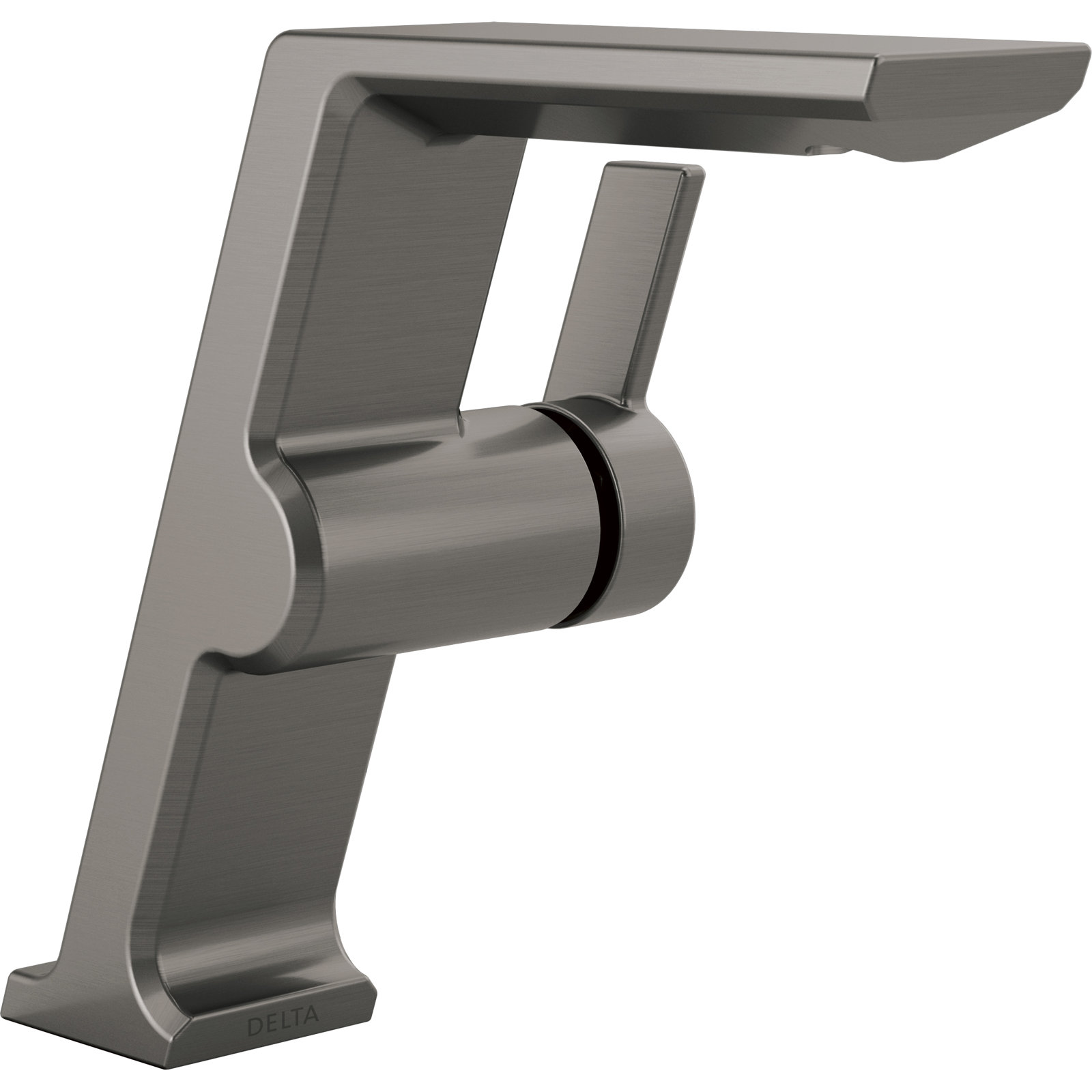 Pivotal® Single-Hole Faucet with Drain Assembly, Black Stainless