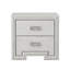 Table de chevet de style transitionnel avec ports USB