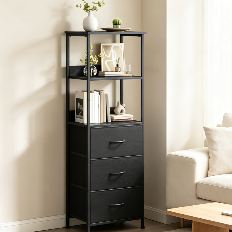 115 cm H x 42 cm W Solid Wood Bookcase