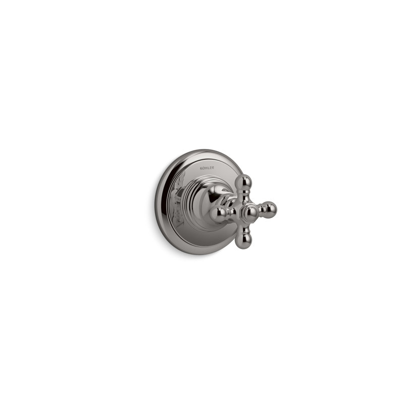 Artifacts® Transfer Valve Trim with Cross Handle, Titanium