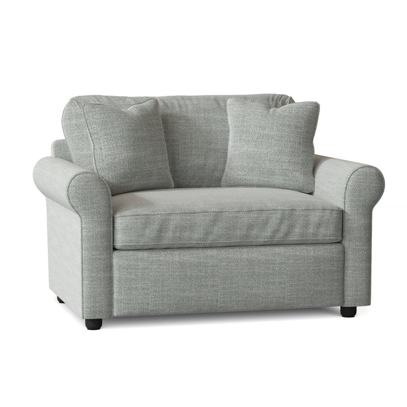 Warrington Upholstered Accent Chair, Conversation Capri Basketweave