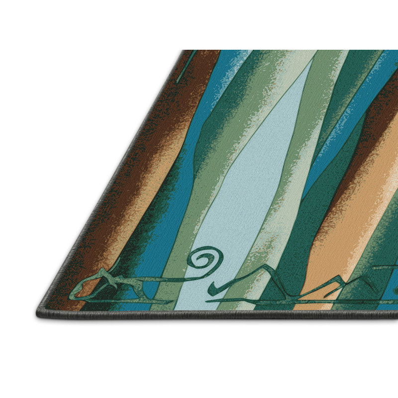 Moonlit Peaks Rug, Round 6'