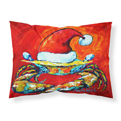 Taie d’oreillers crabes de père noël à l’eau de santa hat