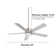 54" 5 - Blade LED Standard Ceiling Fan with Remote Control and Light Kit Included