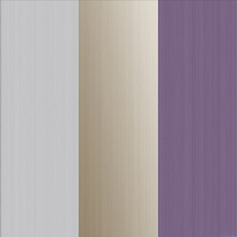 Striped Metallic Wallpaper Double Roll, Mulberry