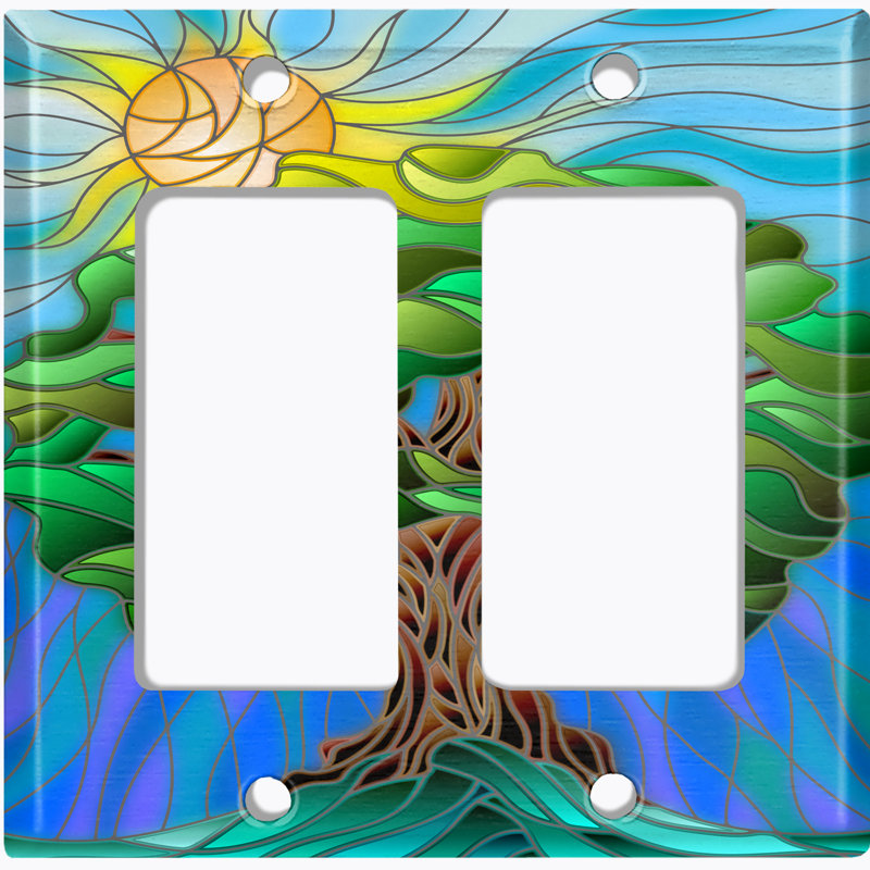 Landscape & Nature 2 - Gang Rocker Standard Wall Plate