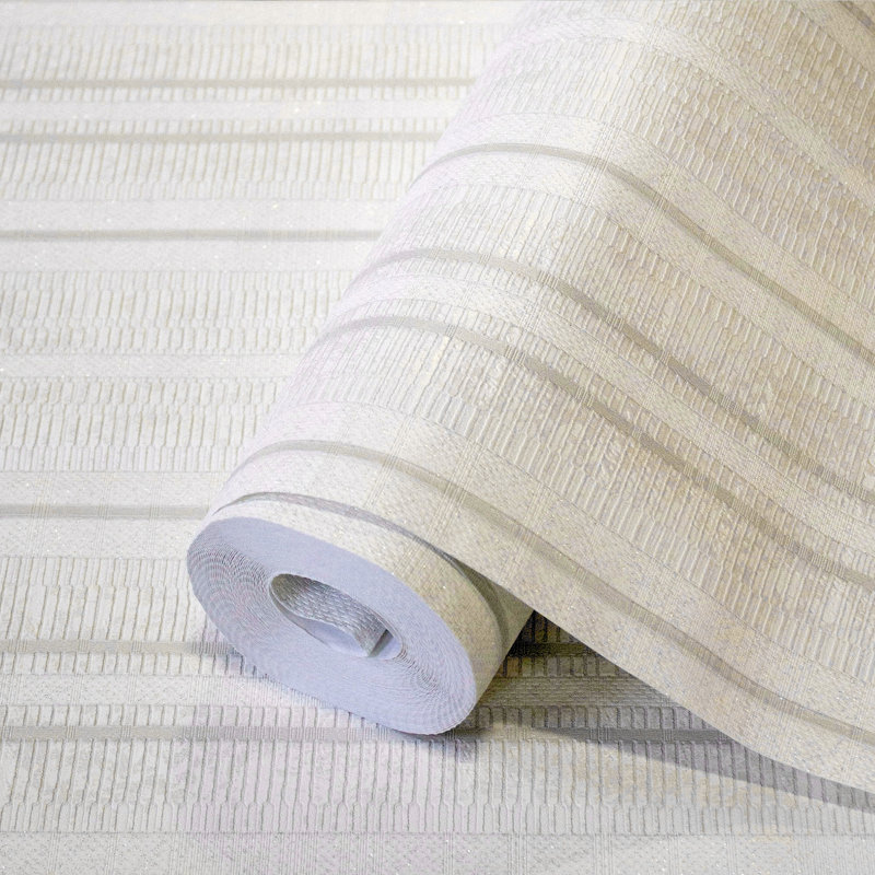 Rouleau rayé Intyre, Blanc