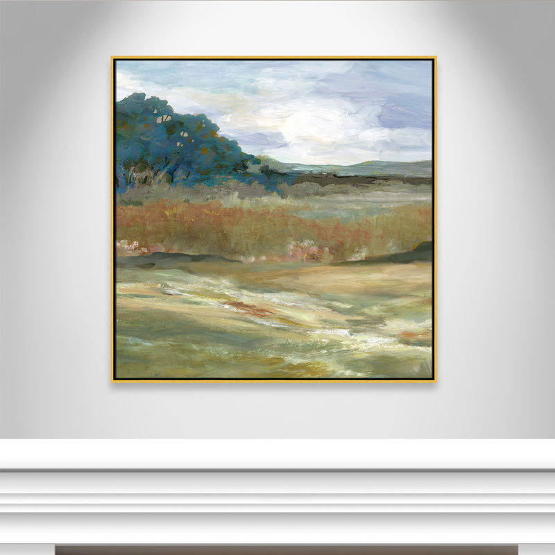 «Afprès Light» par Carol Robinson, H 41,5 po x l 41,5 po, Doré