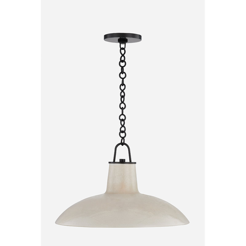 POTTERSVILLE Pendant, Tan, Bronze, 11.25" H x 18" W x 18" D