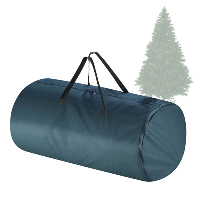 Sac de rangement pour arbre de Noël - sac en toile à fermeture à glissière convenant aux arbres artificiels de 12 pieds - Protège les décorations des Fêtes et les objets gonflables de Tiny Tim Totes
