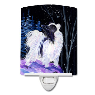 Starry Papillon Ceramic Night Light
