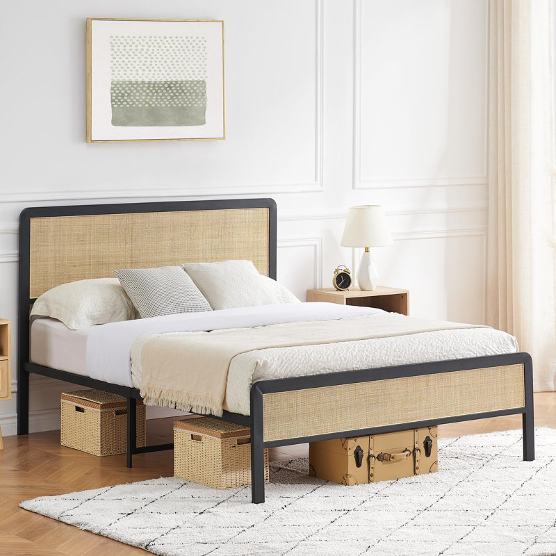 Upholstered Platform Bed, Queen