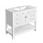 Meuble-lavabo 36 po avec lavabo supérieur, armoire de rangement moderne avec 2 portes à fermeture douce et 6 tiroirs, meuble-lavabo simple-923313280