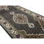 Hand-Knotted High-Quality Dark Blue and Cream Runner