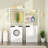 Over Washer Towel Storage Shelf - Adjustable With Hooks
