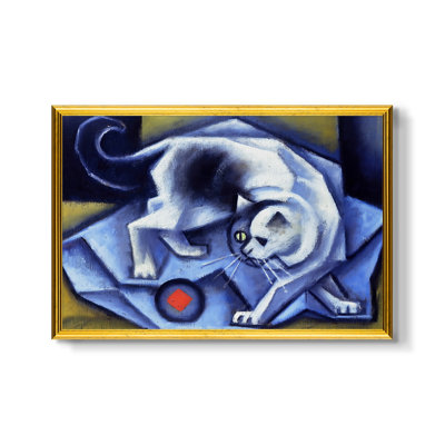 Le chat blanc (Der weiße Kater), 1912-Jean Metzinger-toile encadrée personnalisée