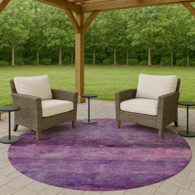 Machine Washable Indoor/Outdoor Matteson ACN2311 Stripes Rug