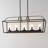 5 - Light Iron Dimmable Lantern Chandelier