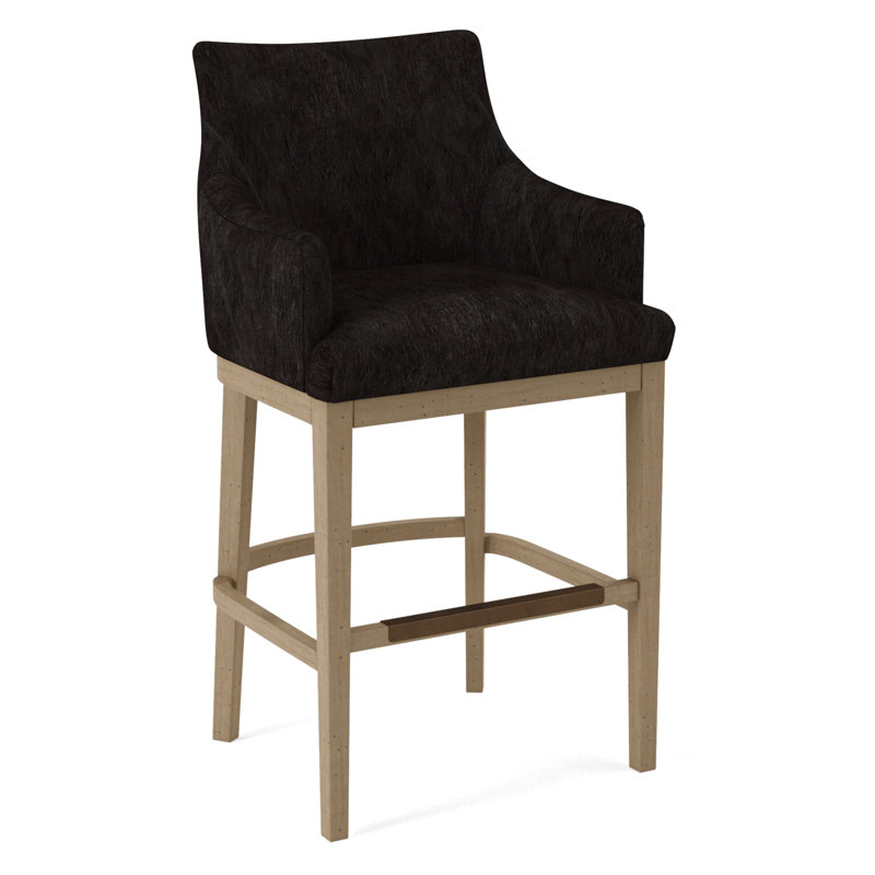 Upholstered Stool, Applause Bajah Ruby, White