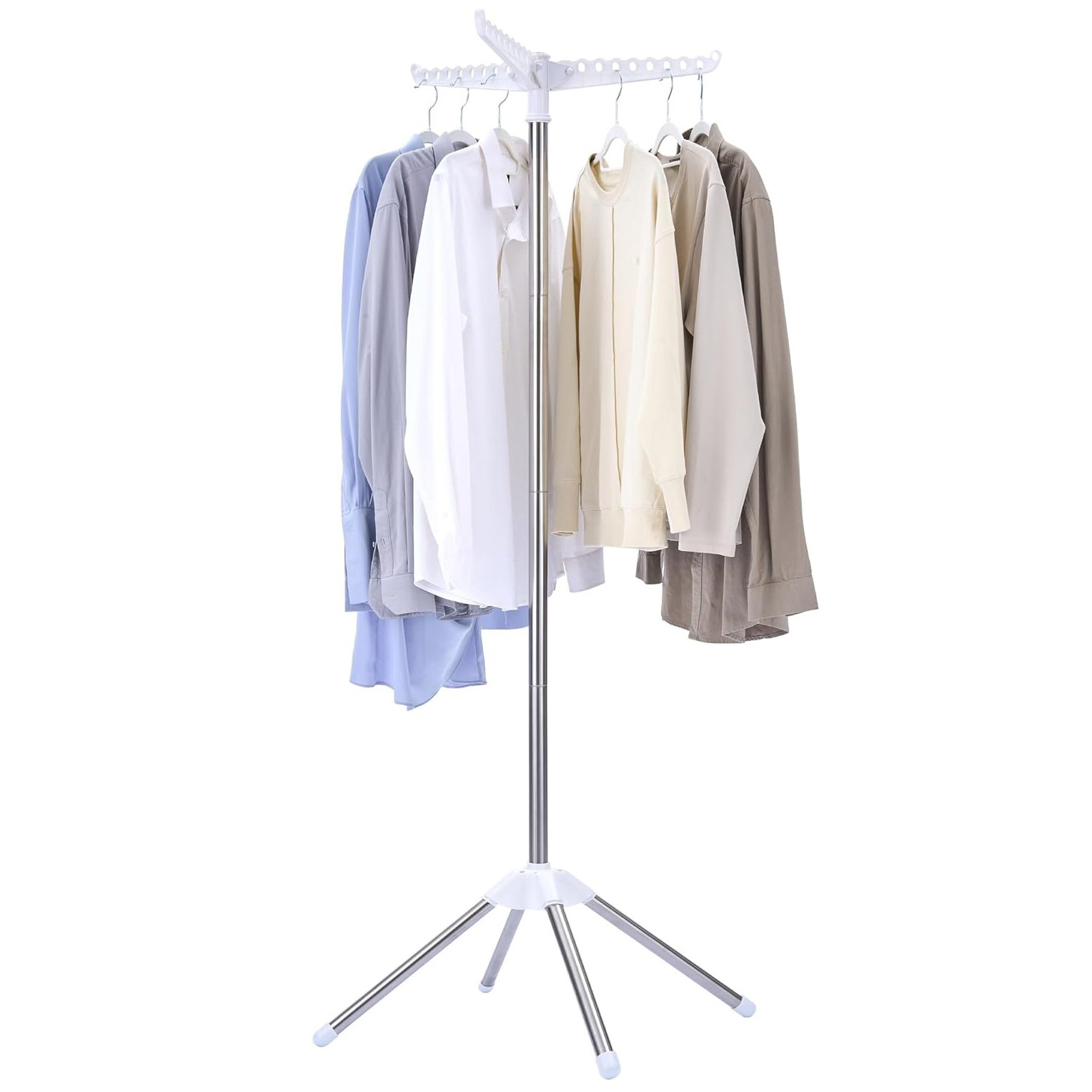 Rebrilliant Peursem 25.6'' Stainless Steel Clothing Rack | Wayfair