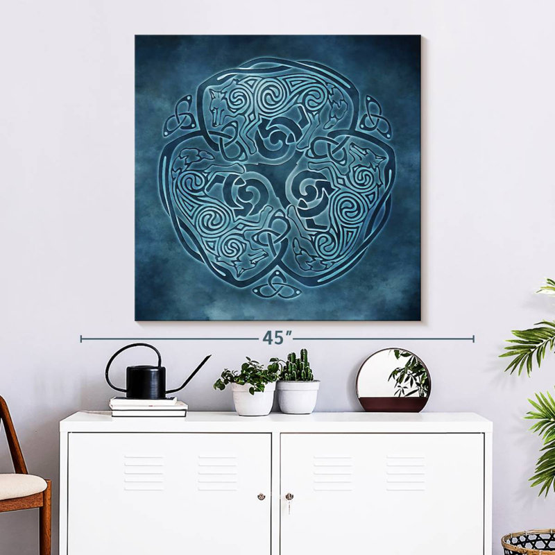 Kerner Celtic Knot Totem Wolf
