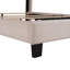 Lit plateforme tapissier en velours, sommier tapissier --2019946018