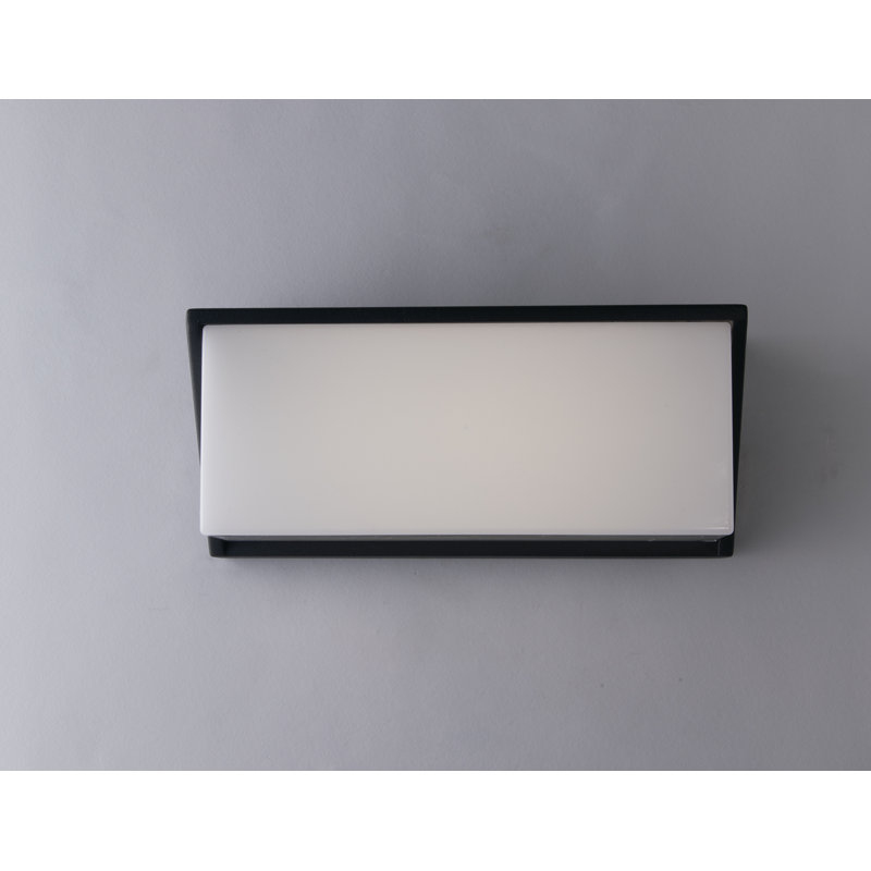 11cm H Integrated LED Outdoor Flush Mount, Anthracite
