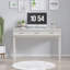 Meuble-lavabo avec tiroirs, coiffeuse ou table de maquillage moderne, coiffeuse polyvalente pour la chambre à coucher, aucun miroir inclus