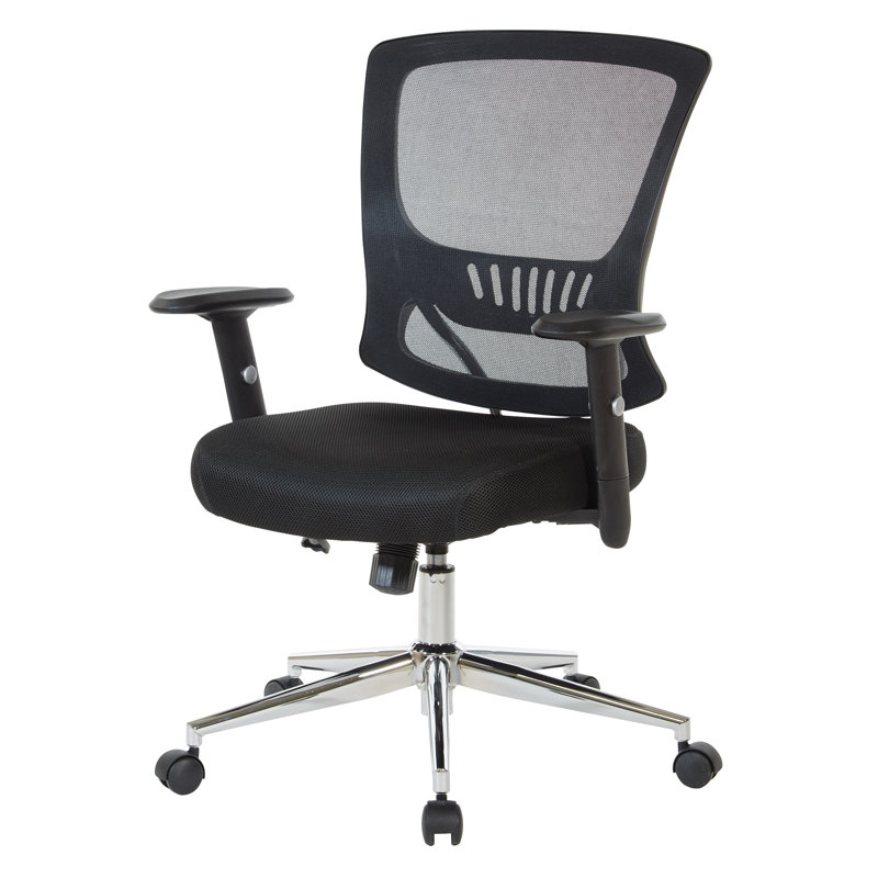 Mesh Task Chair, Chrome