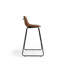 Tabouret de comptoir moderne en similicuir avec repose-pieds à dossier bas-1878856861-1878856860