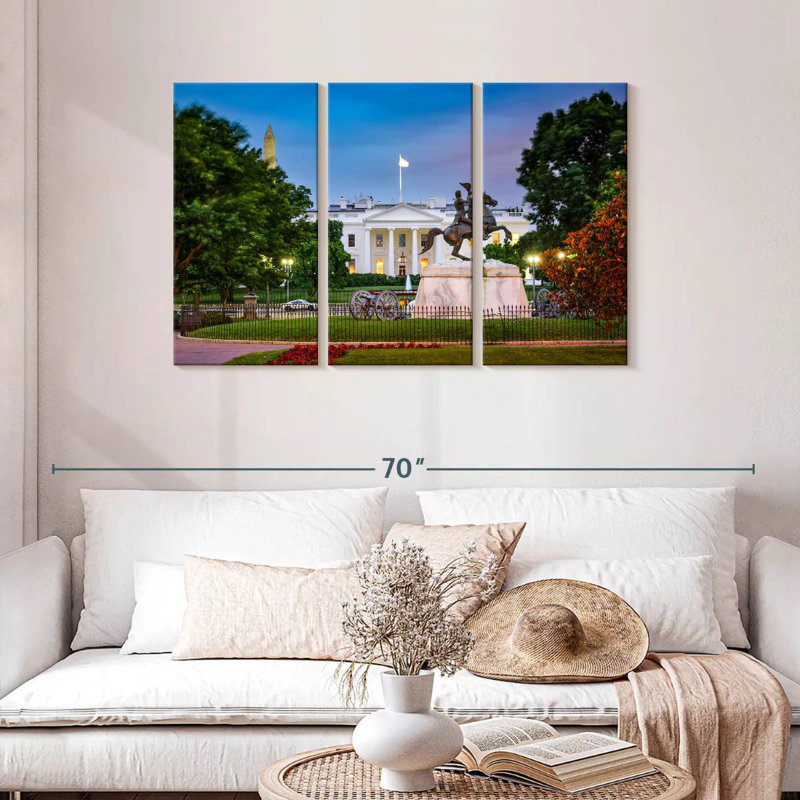 Maison blanche de Washington DC, H 28 po x l 45 po