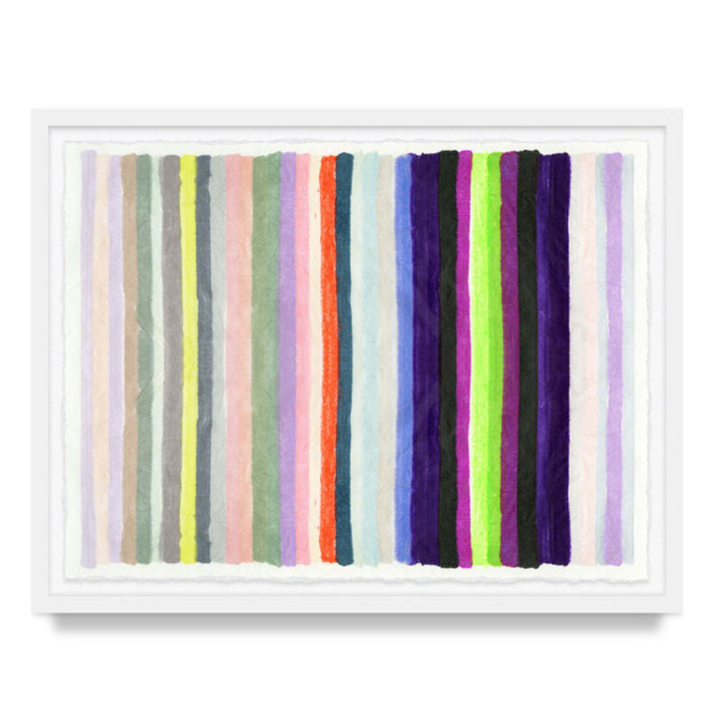 Chromatic Harmony #1 By Kristi Kohut, White Wood, 18" H x 24" W