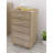 vidaXL Drawer Cabinet Engineered wood, Aluminum Medium-693956747