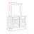 Edyth Panel 5PC Bedroom Set With Door Chest In Light Grey-102834305