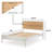Lauritzen Solid Wood Panel Bed-991021902-991915656