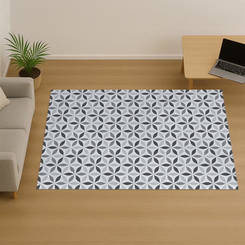 Geometric Area Rug, Rectangle 155 x 230 cm