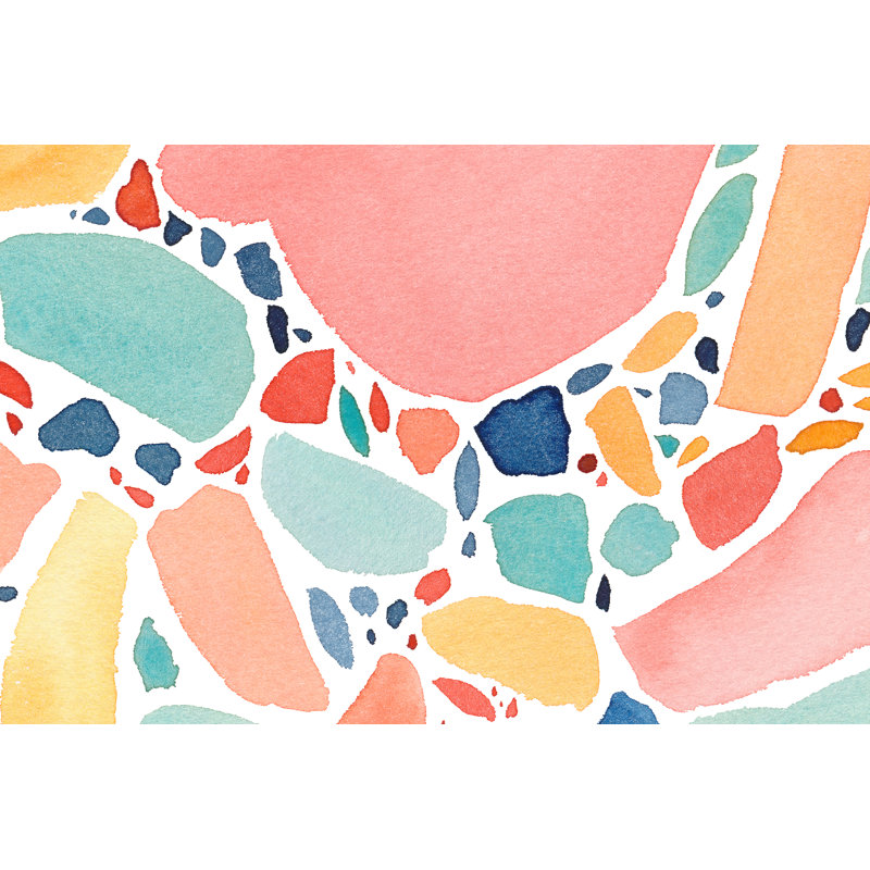 Terrazzo Banner by HannesThirion - Wrapped Canvas Print, 51cm H x 76cm W x 3.8cm D