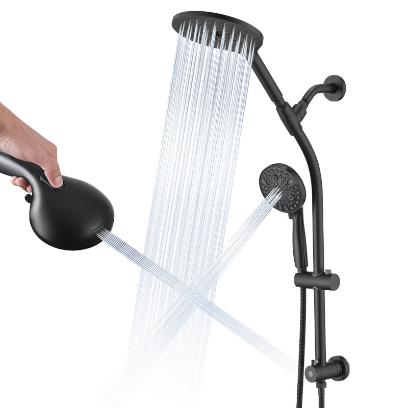 Système de douche complet avec douche à main, Chrome