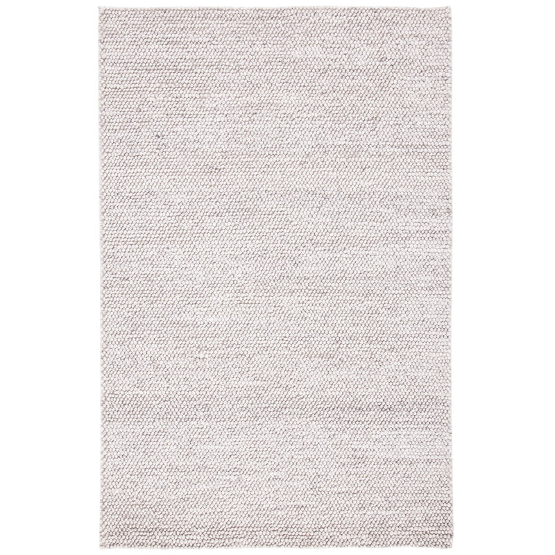 Danie Natural Area Rug in Gray/Ivory, Rectangle 9' x 12'
