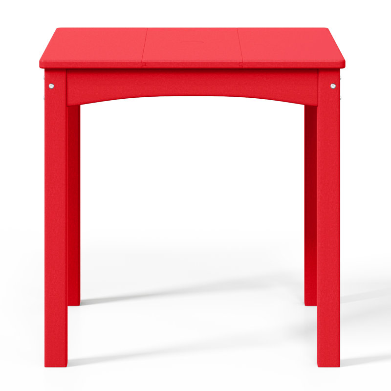 Table de salle à manger d'extérieur pour enfants 24 po, Rouge
