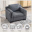 Fauteuil d'appoint rembourré en tissu de 40 po de large avec coussins-236904656