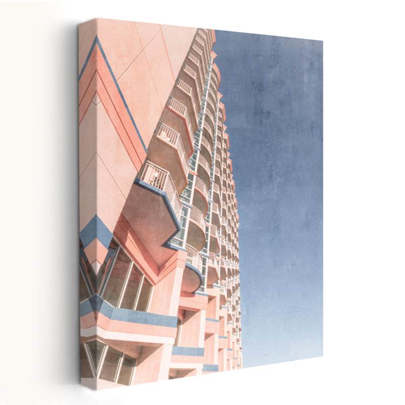 Paysage marin, photographie de paysage urbain moderne, H 24 po x l 16 po