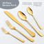 Ensemble de couverts 30 pièces en argent, couteaux en acier inoxydable poli miroir, fourchettes et cuillères, ensembles d'ustensiles de cuisine pour la vaisselle New Home Essentials, couverts, va au lave-vaisselle-88075879