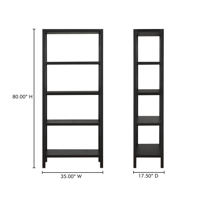 Nolan Standard Bookcase, Black