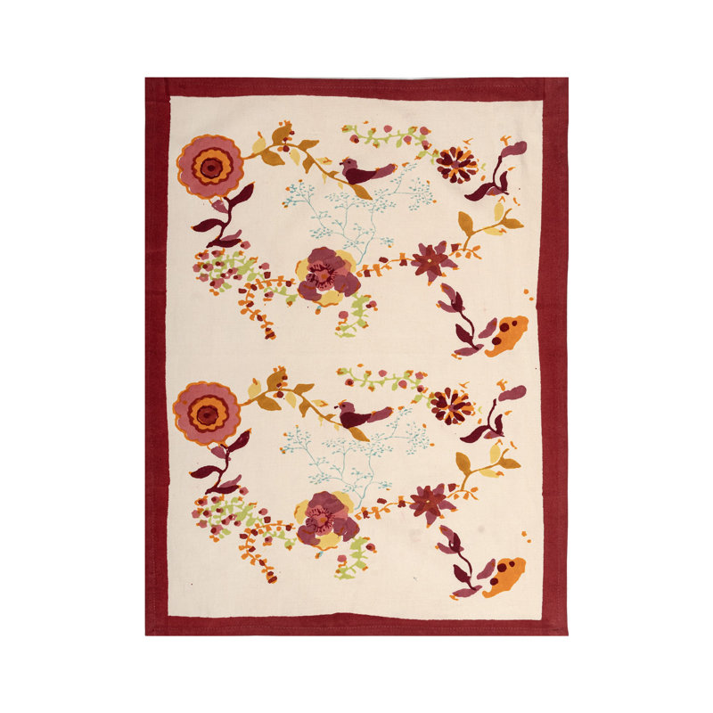 Treetop Cotton Floral Tea Towel