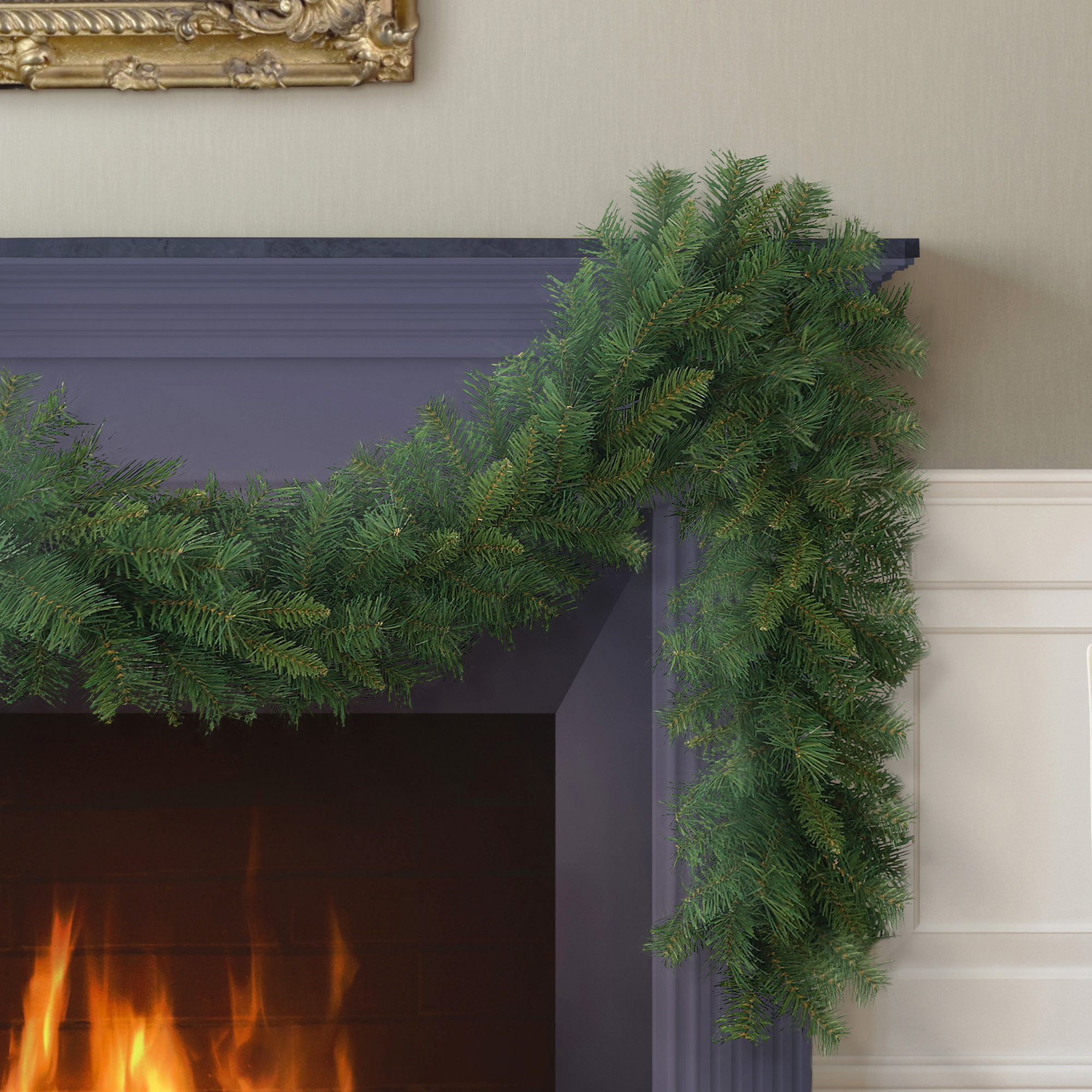 118'' in. Faux Pine Garland