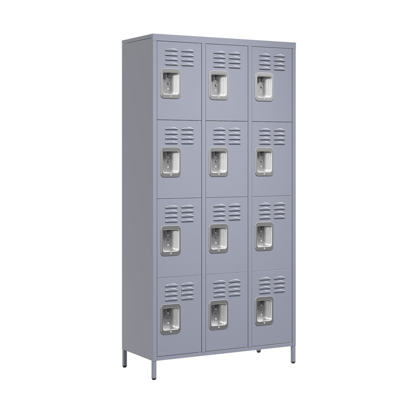 Casiers en métal à compartiments multiples avec serrure pour les employés, solution de rangement idéale pour la maison, la salle de sport, le bureau et l'école, facile à assembler